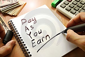 Pay As You Earn Ã¢â¬â PAYE.